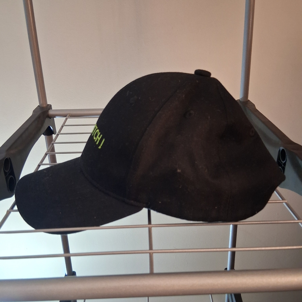 AKIRA Black Cotton Cap CIOA B**CH - Picture 2 of 4